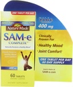 Nature Made SAM-e Complete 400 mg. Tablet (Helps Support Gesunde Stimmung & Gelenkkomfort) Wert Größe 60 ct