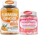 Gommies à gingembre Turcuma 2 packs + Gommies à ménopause 1 pack