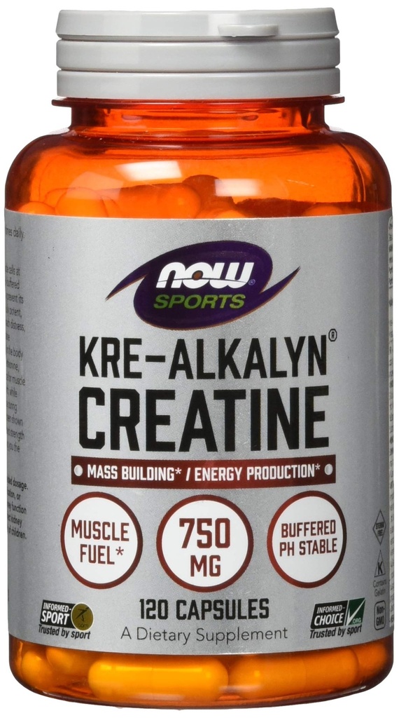 JETZT Essen Kre-Alkalyn Kreatin - 120 Kapseln