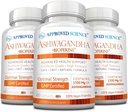 Genehmigte Wissenschaft Ashwagandha 1500mg mit Bioperine® und Ginger- Boost Mood & Energy - 60 Vegan Friendly Capsules (3 Flaschen)