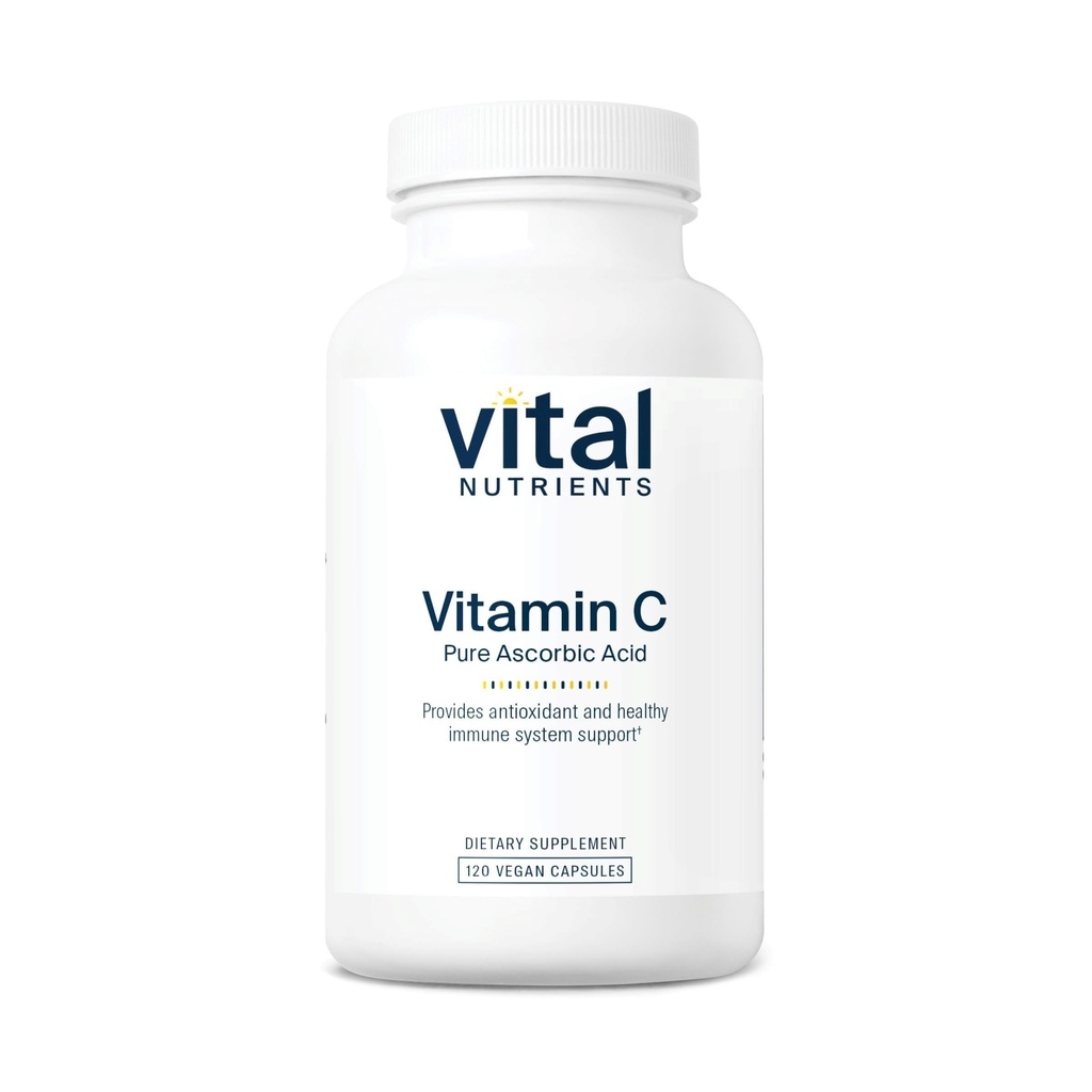 Nutriments vitaux Vitamine C 1000mg (acide ascorbique pur à 100%)