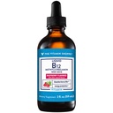 Vitamin Shoppe Liquid B12 Methylcobalamin - Energieproduktion - 1.000 MCG - Raspberry (2 fl. oz.)