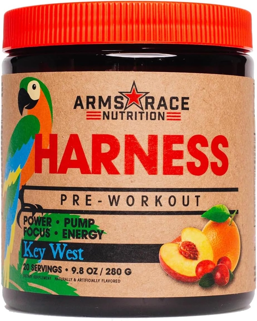 Course des armes Nutrition Harnais Pré-entraînement, 20 portions (Key West)