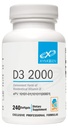 XYMOGEN D3 2000 - Biodisponible Vitamine D3 2000 UI (50 μg) - Supplément de vitamine D à haute puissance pour soutenir la santé immunitaire, os + santé cardiaque (240 softgels)