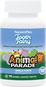 NaturesPlus Tierparade Zahnfeee Kinder Chewables - Natürliche Vanille Flavor - 90 tierische Tabletten, Paket von 2 - Dental Health Supplement - Vegetarisch, Glutenfrei - 90 Gesamt Servierungen