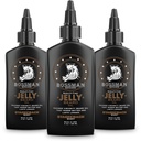 Bossman Jelly Beard Oil for Men 3 Pack (12 oz in Total, Stagecoach Scent) – Softens, Moisturizes & Conditions with Natural Ingredients