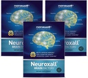 NANOWELL Neuroxall Gehirngesundheitsergänzung für verbesserte kognitive Funktion und psychische Klarheit, Astaxanthin, Ginkgo Biloba Extract, Antioxidans - 60 Softgels X 3 Boxen für 3 Monate (180 Zähler)