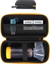 GETGEAR Asthma Inhaler Halter Case, Kompaktes und robustes Gehäuse für Handy Ventolin Inhalator für Erwachsene und Kinder (CASE NUR) (Schwarz)