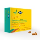 Syrel - Schilddrüsen-Unterstützungsergänzung - 100mcg Selen und 5mg BioPerine - 30 Soft-Gel-Kappen für erhöhte Bioverfügbarkeit und Absorption - glutenfrei, laktosefrei, zuckerfrei, nicht gentechnisch verändert