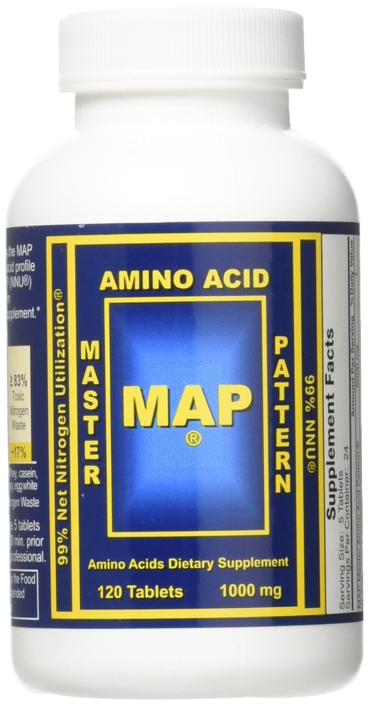 Carte 2 X Master Amino Acid Pattern 1000mg Bâtiment musculaire