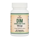 Supplément DIM pour les femmes et les hommes (Diindolylméthane supplément de blocage de l'estrogène, traitement de l'acné hormonal, équilibre hormonal pour les femmes) 400mg portions, 200mg par gélule, 60 Capsules par Double Wood
