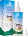 Pet Eye Drops,Gentle&Safe Hundeaugentropfen für Infektion,Glaube Augen Juckreiz & Irritation,Entfernen Tear Stains,Safe für alle Tiere, 4.06oz,120ml
