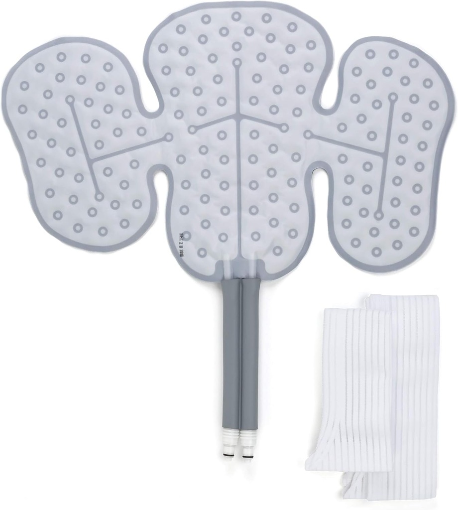 Ossur Cold Rush Therapy Hip Pad | Best Ice Pack for Surgery | Funktioniert mit Ice Machine für Hip After Surgery | Inklusive Hose Connectors & Elastische Riemen (links)