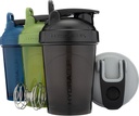 Hydra Cup ProFlow Shaker Bottles | Protein Shaker Cups mit Whisk Ball, Leak-Proof Lid, Hidden Carry Handle | BPA-Free Gym Mixer für Protein Powder, Mixing Supplements (4 Pack mit regelmäßigem Whisk)