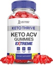 Justified Laboratories Keto Thrive Keto ACV Gummis Extreme 2000MG Keto Thrive Keto Gummies Apfel Apfelessig geformt mit Granatapfel Rübensaft Pulver B12 Vegan Non GMO 60 Gummys