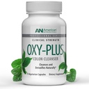 American Nutriceuticals - Oxy-Plus - Colon Cleanse Detox for Relief - Reduziert Schwermetall -Verhaltensrelief für Frauen, Männer, Erwachsene - Schnelles Handeln, kein Gas/Bloating - 75 Kapseln (3-4 Wochen Versorgung)