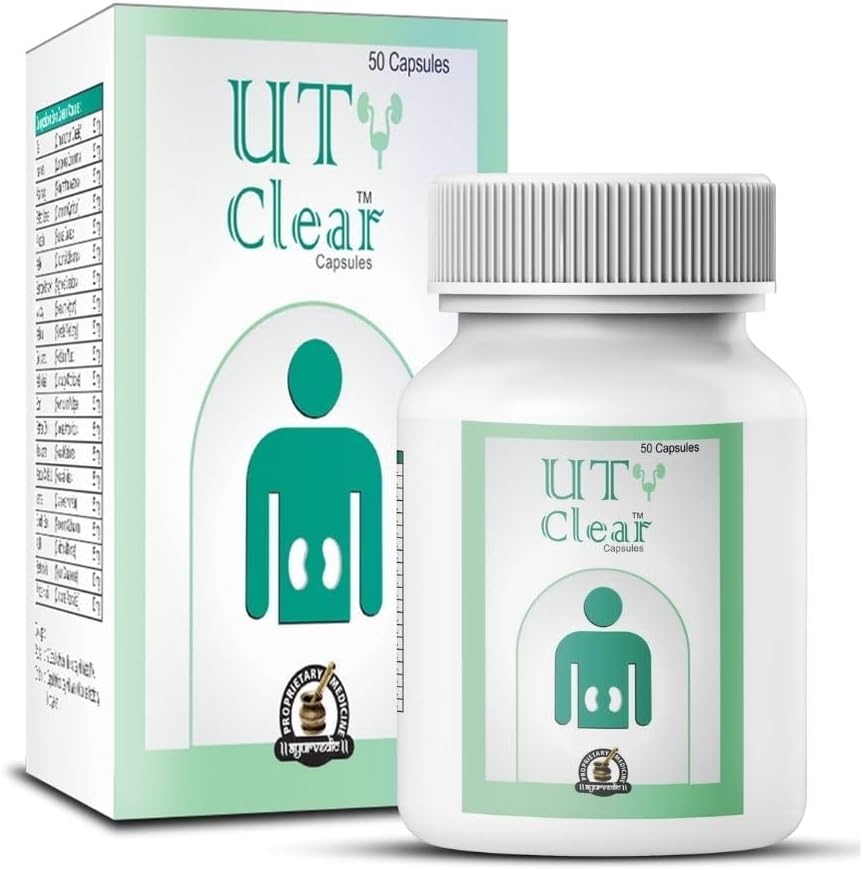 UT Clear Capsule Bestes Produkt für Nierenreinigung zu Detoxify Nieren 4 Packungen von 50 Kapseln