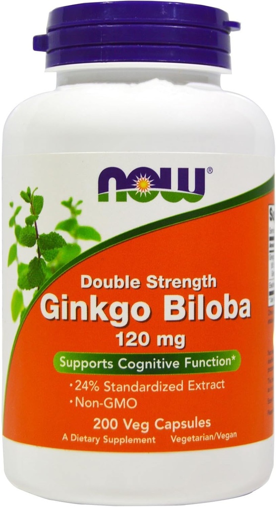 Ginkgo Biloba 120mg 200 VegiCaps (Pack von 2)