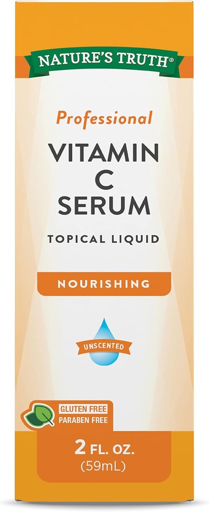 Natur Wahrheit Vitamin C Serum 2 oz | Öl für Gesicht & Haut | Nourishing & Unscented