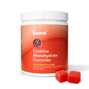 Kreatin Monohydrat-Gummien - 30 Servierungen - Vegan Creatine Chews für Muskelwachstum, Muskelrückgewinnung, Workout Erholung, Anaerobic Endurance - No Loading Phase - No Bloating - Erdbeere - Low Sugar