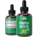 Pumpkin Seed Oil. USDA Organic Vegan Liquid Drops Extract for Women and Men. Supplement for Hair Growth, Skin Health, UT, Prostate Support. Zero Sugar, Gluten Free. Take Orally No Capsules