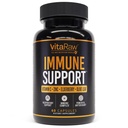 Immununterstützung Vitamine - Elderberry mit Zink, Vitamin C und Knoblauch für Erwachsene - Sambucus Black Elderberry Capsules & Echinacea Immunität Renewal Complex