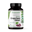 EMERALD LABS Extrait européen de graines de raisin - Supplément antioxydant et immunosupport - Soutienne un flux sanguin sain - 90 capsules végétales (90 jours d'approvisionnement)
