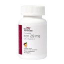 Bariatric Advantage Kaubare Eisen 29 mg - für Bariatric Chirurgie Patienten - Eisen mit Vitamin C - Kein Eisen Geschmack - Ferrous Fumarate & Carbonyl Iron Supplement - Passion Fruit - 90 Count