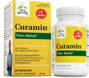 Terry Naturally Curamin - Curcumin-Ergänzung für Zirkulation & Endorphin-Unterstützung - Unterstützung für okziale Störungen - Aids Gesunde Muskeln - 60 Kapseln
