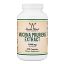 Mucuna Pruriens Extract Capsules - Dopamine Boosting Supplement - 210 Count, 1.000mg pro Servierung, 20% (von Velvet Bean) (für Mood und Motivation Unterstützung) Dritte Partei Getestet von Double Wood