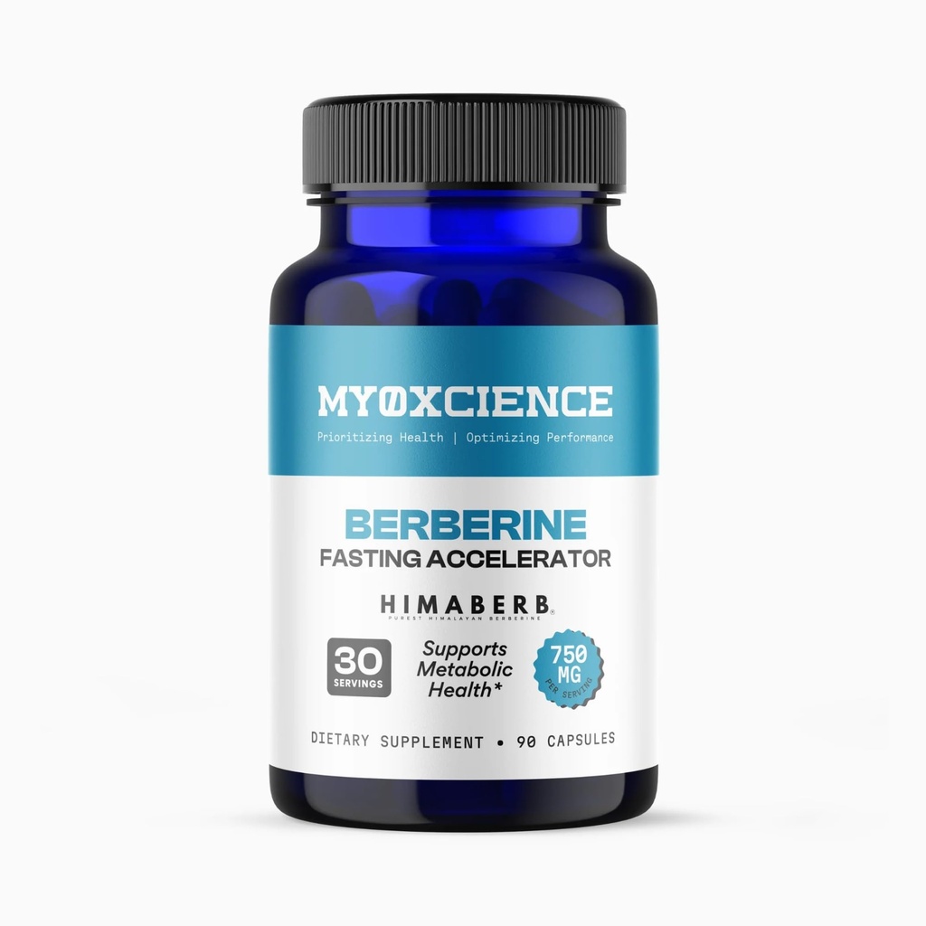 MYOXCIENCE Berberine Fasting Accelerator | Himaberb Berberine HCL mit ALA (Alpha Lipoic Acid) und Biotin (90 Kapseln)