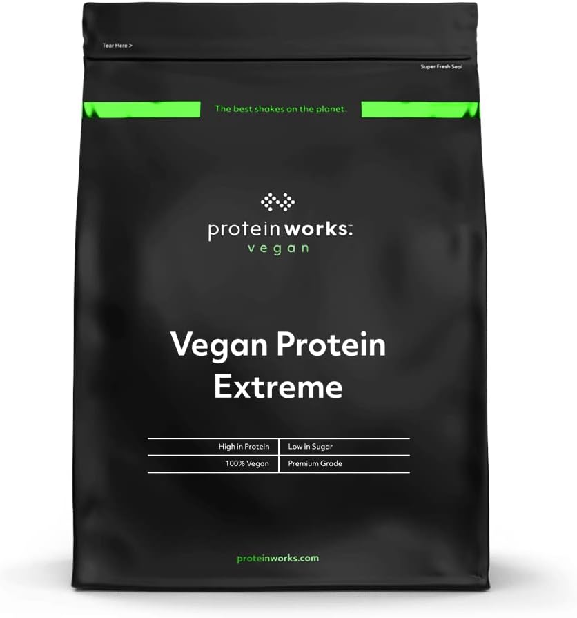 Protéines Works - Protéines véganes Extreme de 29g Protéines à base de plantes Shake.