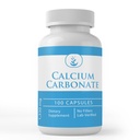 Reine Original Zutaten Calciumcarbonat, (100 Kapseln) Immer rein, keine Additive oder Füllstoffe, Lab Verifiziert