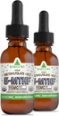 RawGuru L-Methylfolat 15 mg + Vitamin B12 - Organische Vegan methylierte B12 mit Trace Minerals - Nano-processed & Enhanced Liquid Formula - 300 Serviergeräte Vegan Tropfen pro 30 ml, Packung 2