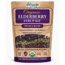Elderwise Organic Elderberry Syrup Kit - einfach zu bedienen, DIY Elderberry Syrup Making Kit mit Elderberries,Rosehips, Ginger, Echinacea, Cinnamon und Cloves, Makes 32oz Syrup, Brewing Bag Included