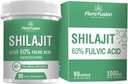 SHILAJIT Kapseln 1000mg – Himalaya Shilajit mit Fulvic Säure - Shilajit Ergänzung mit Kräuterextrakten - Shilajit Ergänzung Kapseln- Shilajit für Männer & Frauen – 90 Kapseln