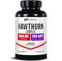 Healthfare Hawthorn Berry Supplement Extract 3000mg | Extra Strength Kräuterformel | 200 Vegan Kapseln | Unterstützt Herz- und Kreislaufgesundheit | Non-GMO, Glutenfrei | Made in USA