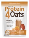 PEScience Protein4Oat, poudre de protéines pour faire une délicieuse farine d'avoine protéinée, avec lactosérum et la caséine, sans gluten, beurre d'arachide et miel, 12 portions