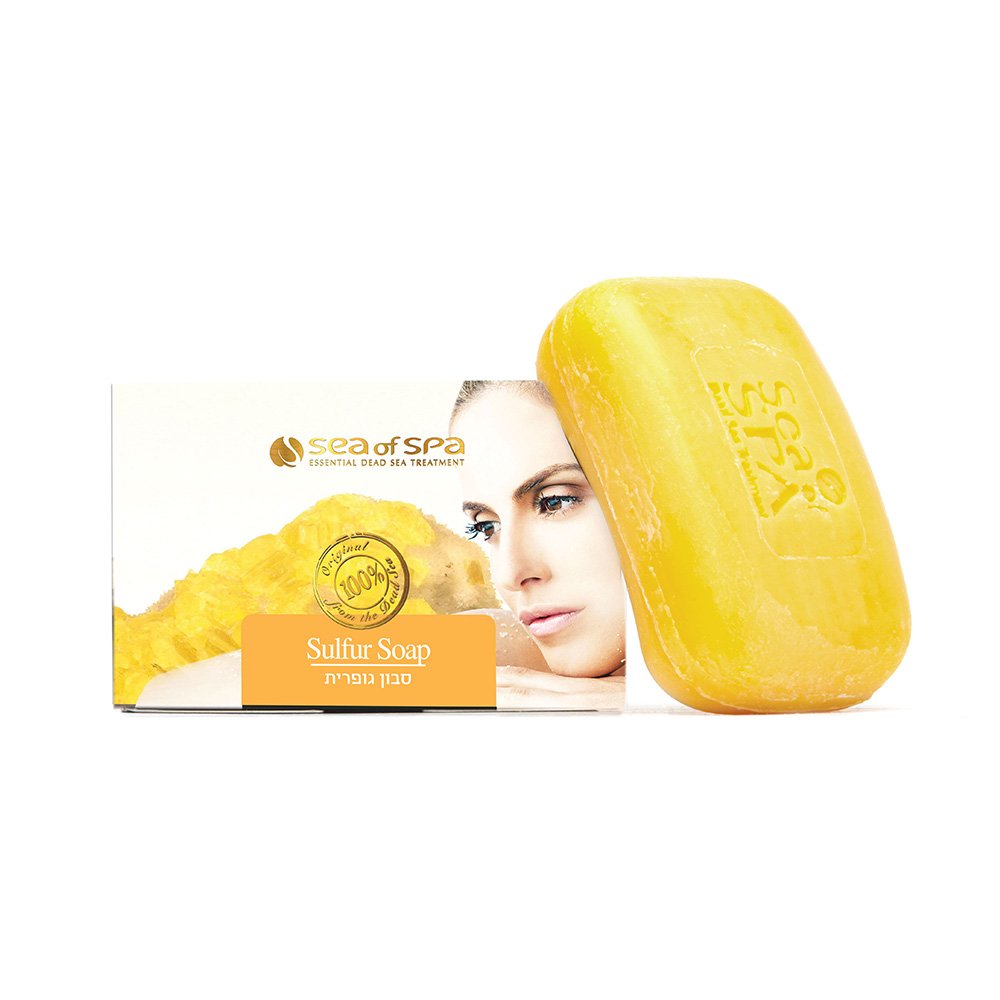 Savon de soufre de la mer Morte - Traitement du psoriasis et de l'eczéma