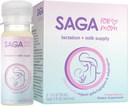 SAGA Organic Lactation Shots | Brustmilch-Ergänzung mit Adaptogenen – Fenugreek & Milk Thistle | Hohe Bioverfügbarkeit & Fast Onset | Boosts Daily Milk Supply | Orange Mimosa 2oz Shots (6-Pack)