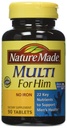 Multivitamine faite par la nature pour lui, Multivitamine masculine pour le soutien nutritionnel quotidien, 90 comprimés (paquet de 3)