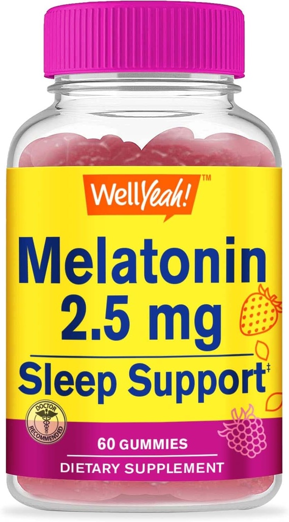 Eh bien oui 2,5mg Mélatonine Gummies - 60 Compte