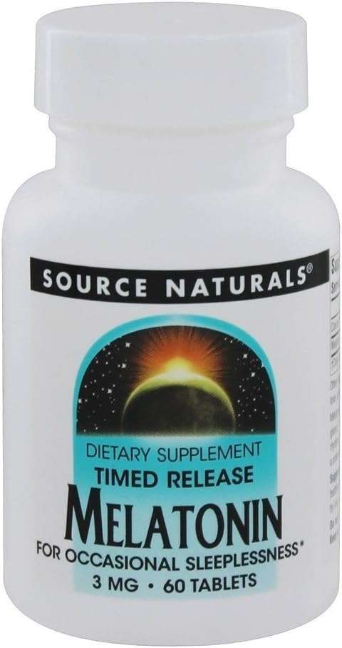 Source Naturelles Mélatonine 3 MG TB, 60 CT