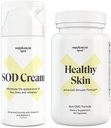 Bundle: SOD Superoxid Dismutase Gesichtscreme und gesunde Haut Anti-Aging-Ergänzung