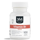 365 von Whole Foods Market, Vitamin B1 100mg, Vegan, 100 Tabletten