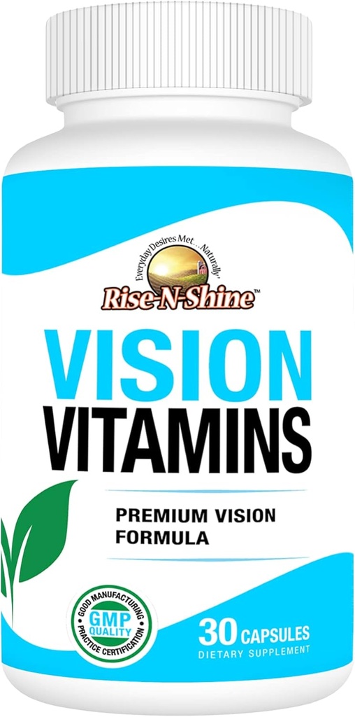 Vision Vitamins Formel mit Lutein, Vitamin A, Taurine, Zink, Turmeric Root und mehr zu unterstützen Vision 30 Count