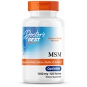 Ärzte Beste MSM, Unterstützt Haar, Haut, Nägel, & Gelenke, Non-GMO, Glutenfrei, Vegan 120 Tabletten