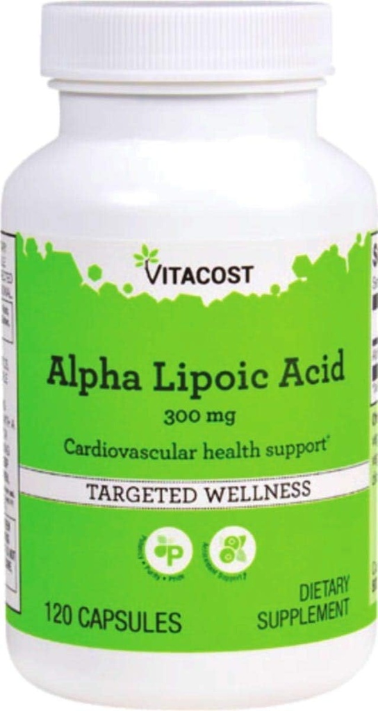 Vitacost Alpha Lipoic Acid - 300 mg - 120 Kapseln