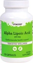 Acide alpha lipoïque Vitacost - 300 mg - 120 gélules